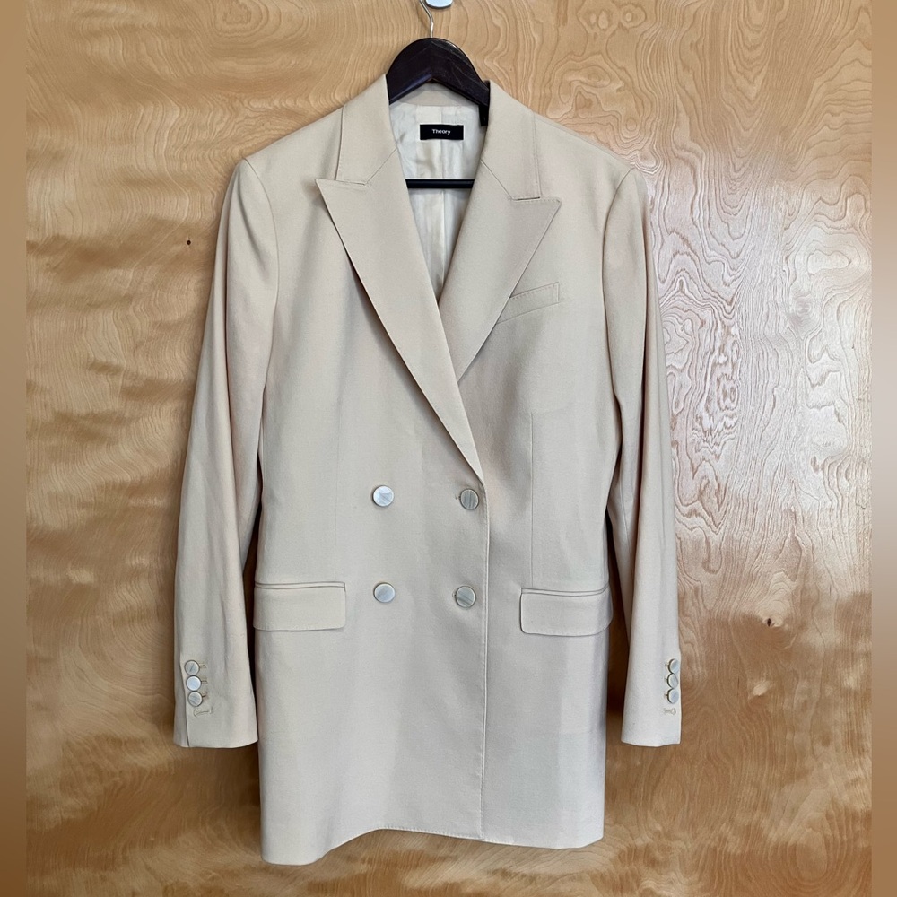 Theory Double Breasted Blazer
